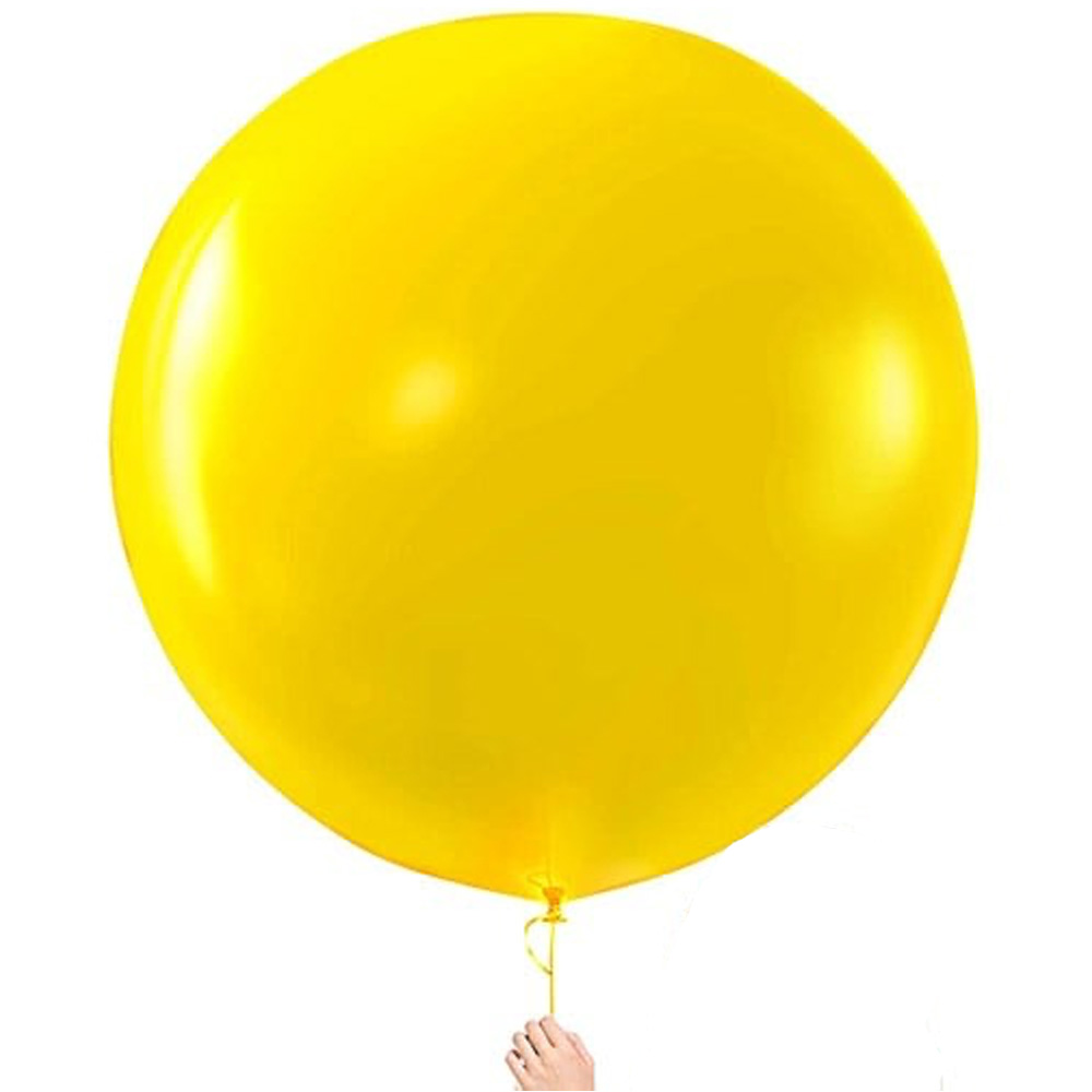 24 inc Jumbo Boy Sarı Renk Balon