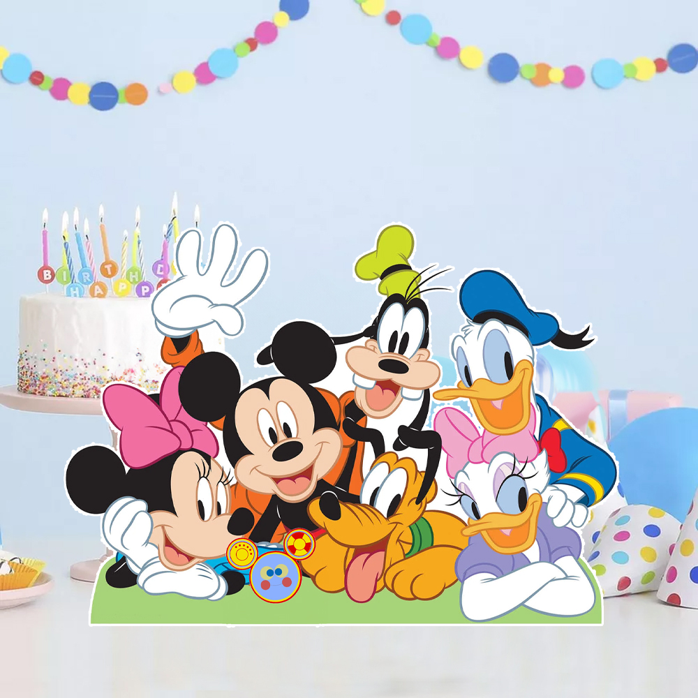 Mickey Disney Family Temalı Ayaklı Dekor Pano 30 cm