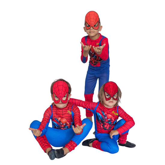 Spiderman Konseptli Kostüm Seti