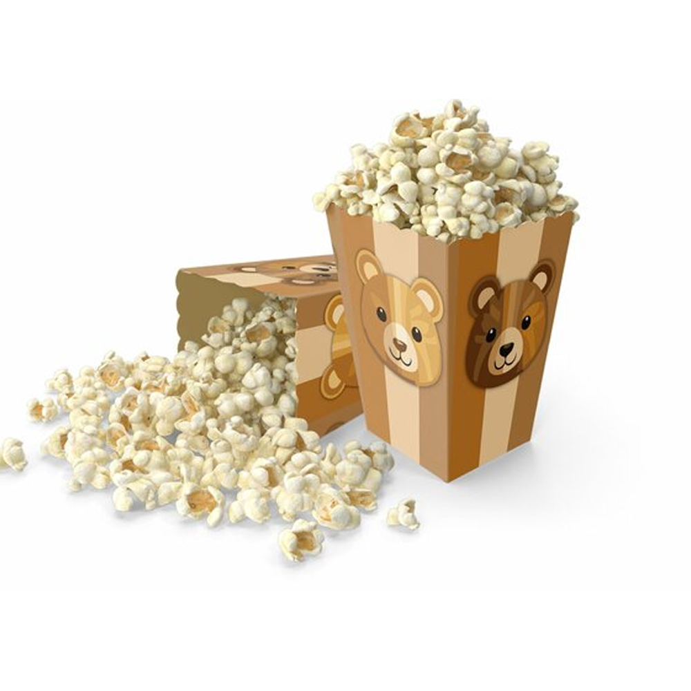 Sevimli Ayı Konseptli Popcorn Kutusu