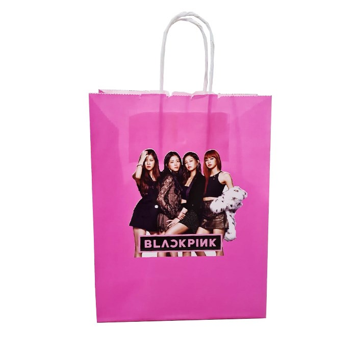 Blackpink Temalı Karton Hediye Çantası - 1 Adet