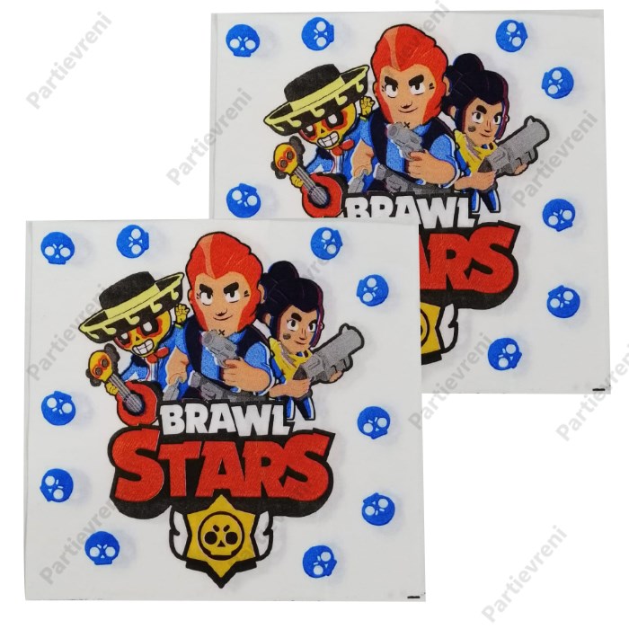 Brawl Stars Temalı Peçete