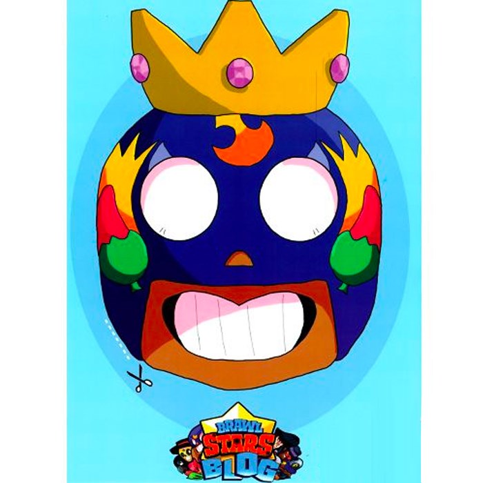 Brawl Stars Temalı Boyama Kitabı (Sticker+Maskeli)