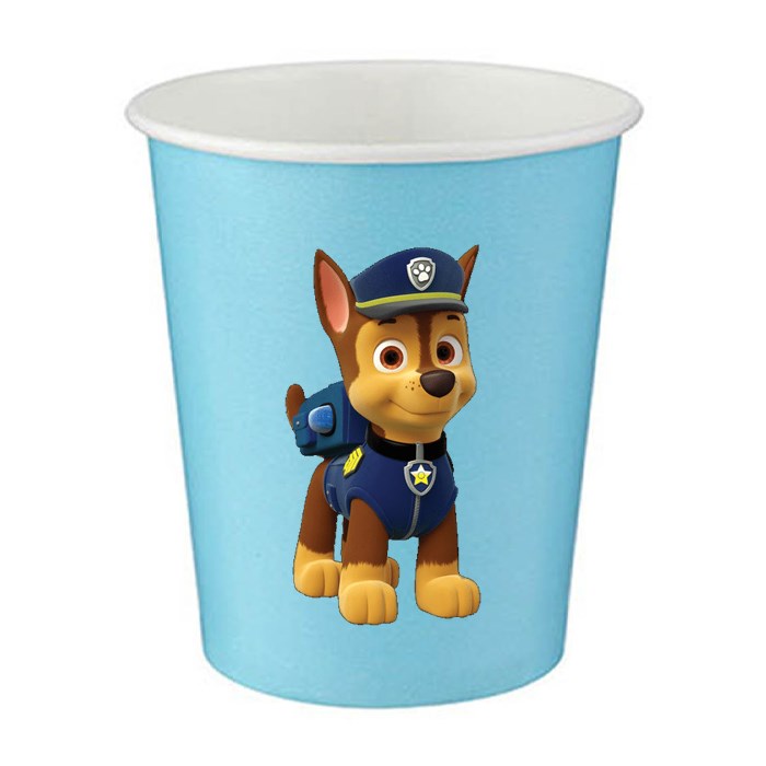 Paw Patrol Chase Bardak - 5 Adet