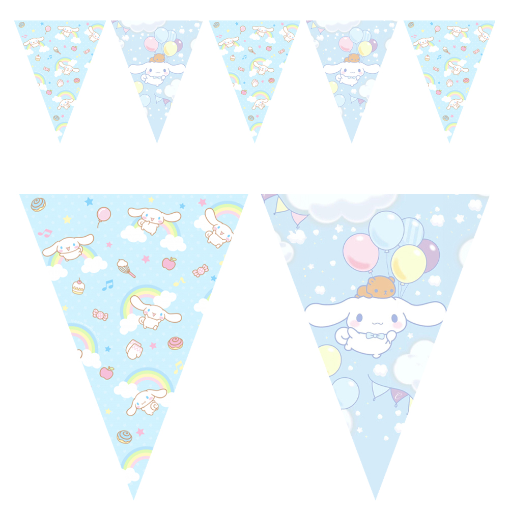 Cinnamoroll Konsepti Mini Flama Bayrak