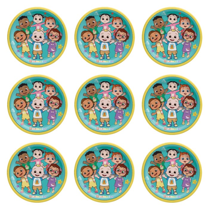 Cocomelon Konseptli Sticker 10 Adet - 5 cm