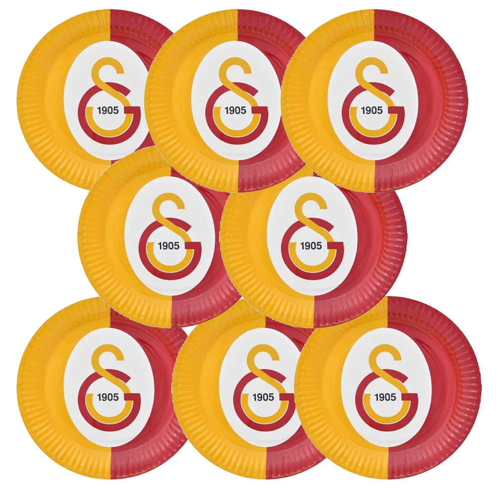 Galatasaray Konsepti Doğum Günü Parti Seti 8 Kişilik