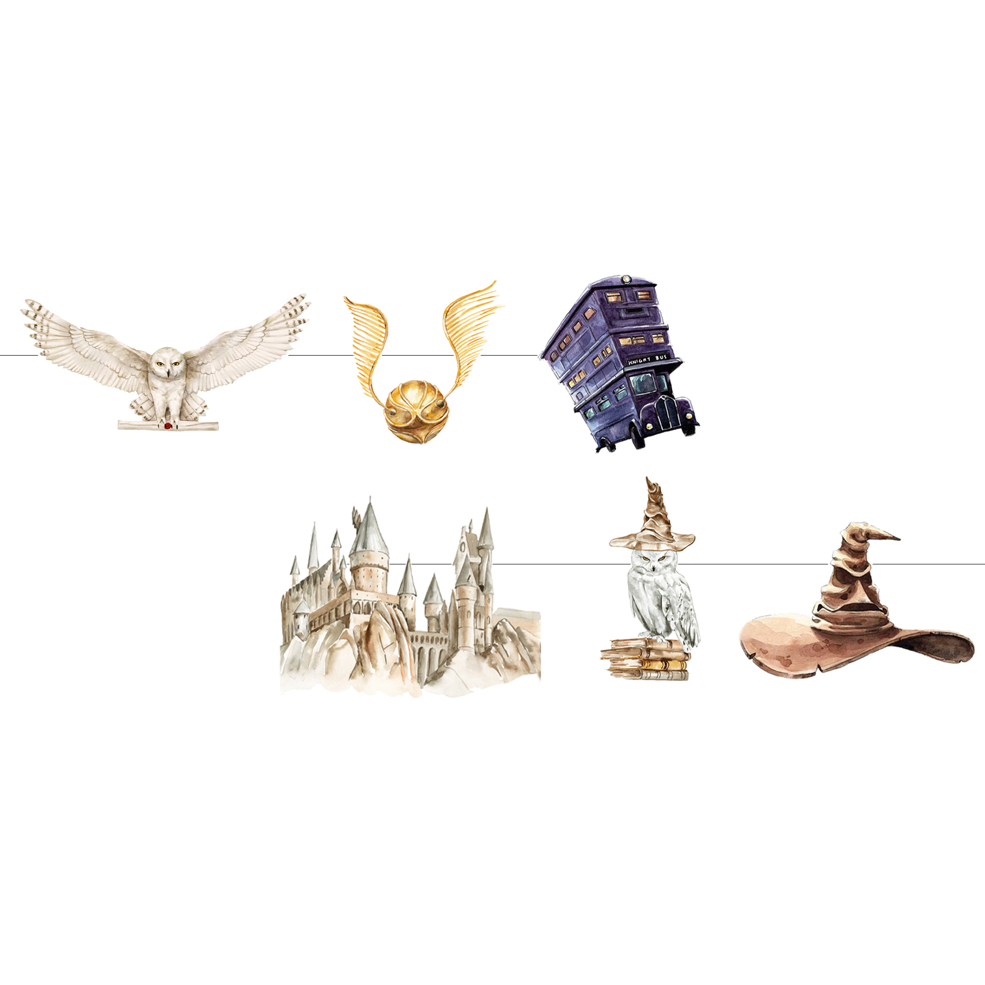 Harry Potter Konsepti Özel Kesim Dekoratif Banner
