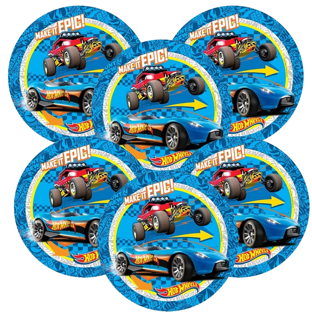Hot Wheels Konseptli 16 Kişilik Parti Seti