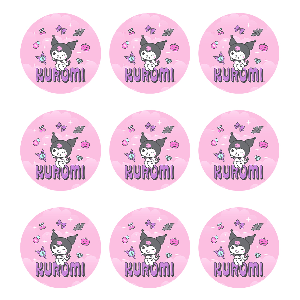 Kuromi Konsepti Etiket 5 cm 10’lu