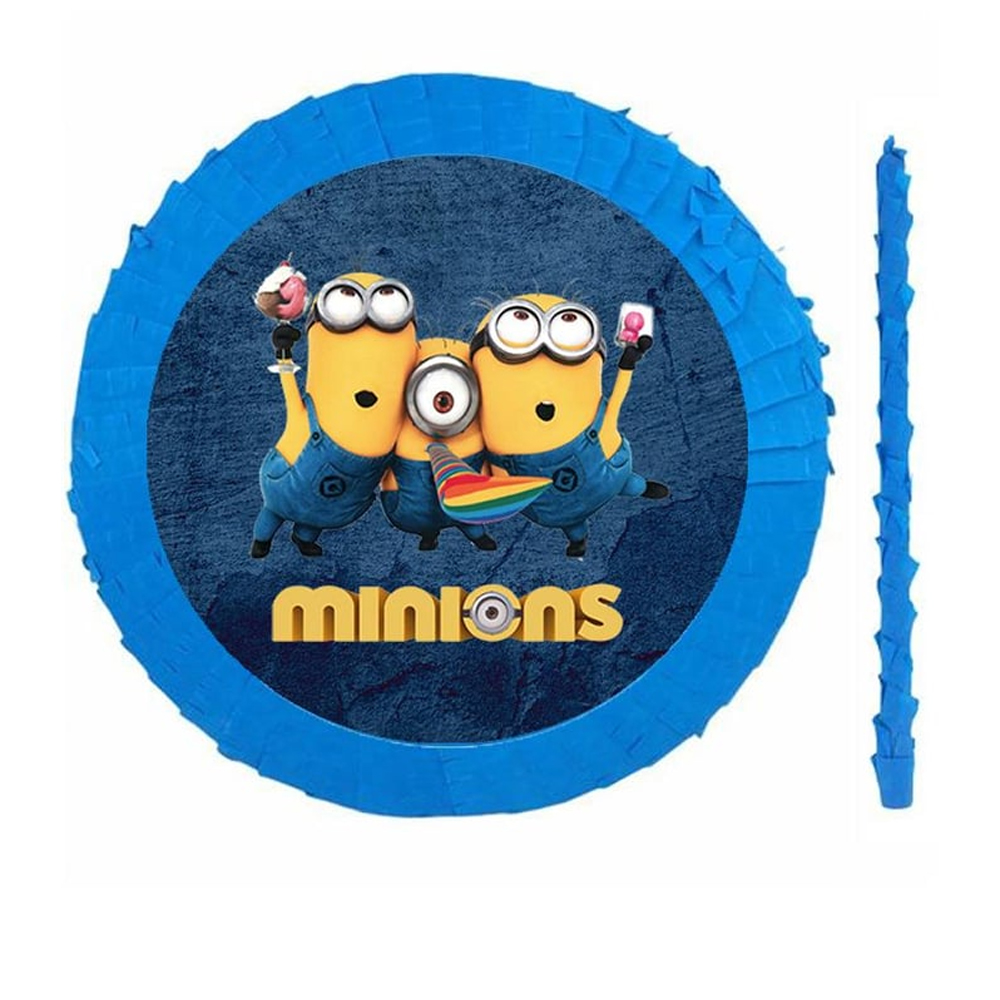 Minions Konseptli Mavi Pinyata