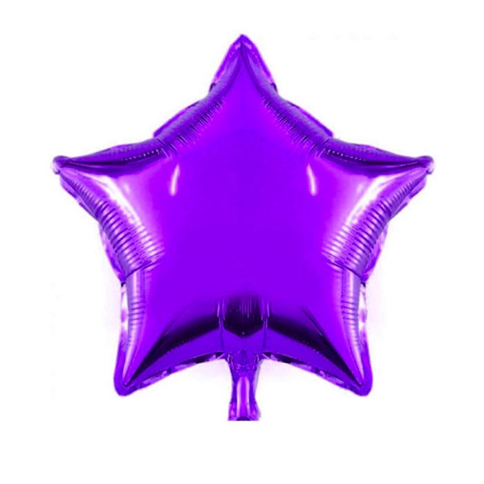 Yıldız Mor Folyo Balon 40 cm