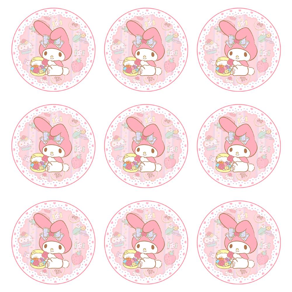 My Melody Temalı Etiket 5 cm 10 Adet