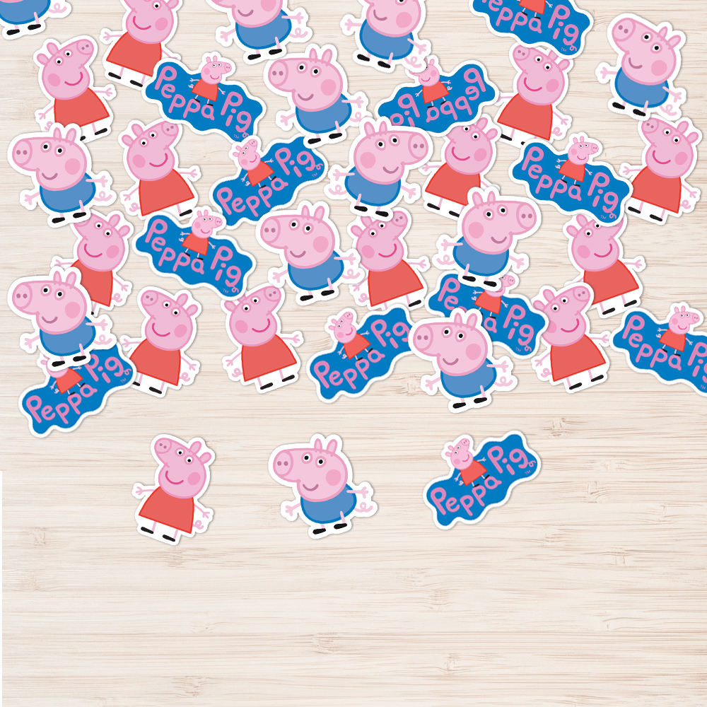 Peppa Pig Konsepti Masa Konfetisi
