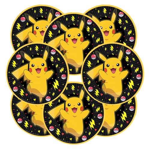 Pokemon Pikachu Konseptli 16 Kişilik Parti seti