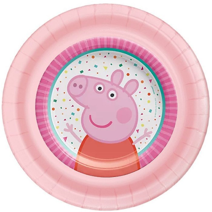 Peppa Pig Konsepti Pembe Tabak 5’li