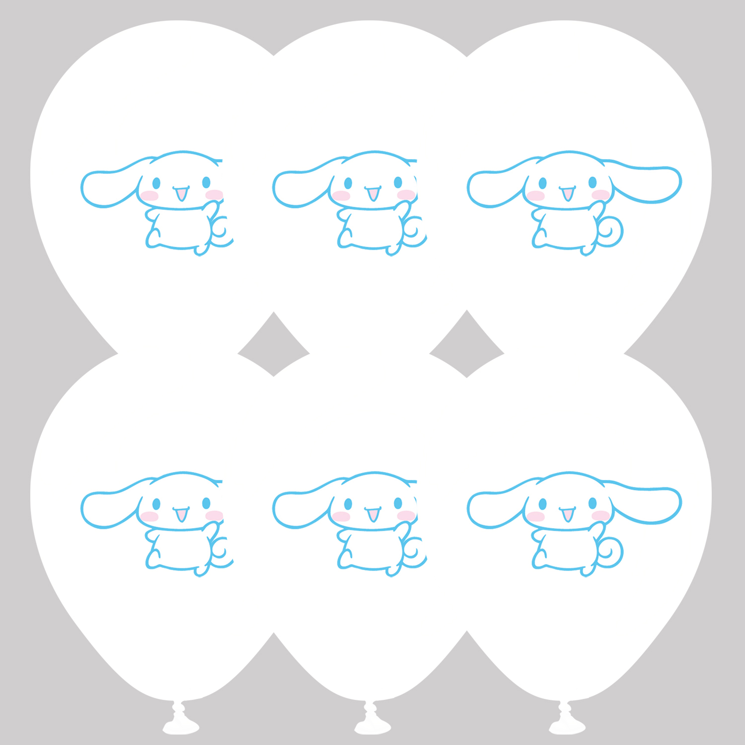 Cinnamoroll Konsepti Lateks Balon 5’li