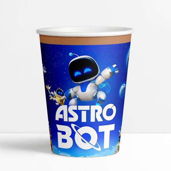 Astro Bot Konsepti Bardak 8`li