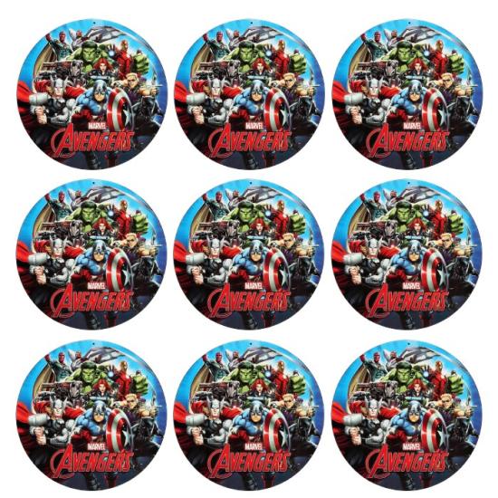 Avengers Konseptli Sticker 10 Adet - 5 cm