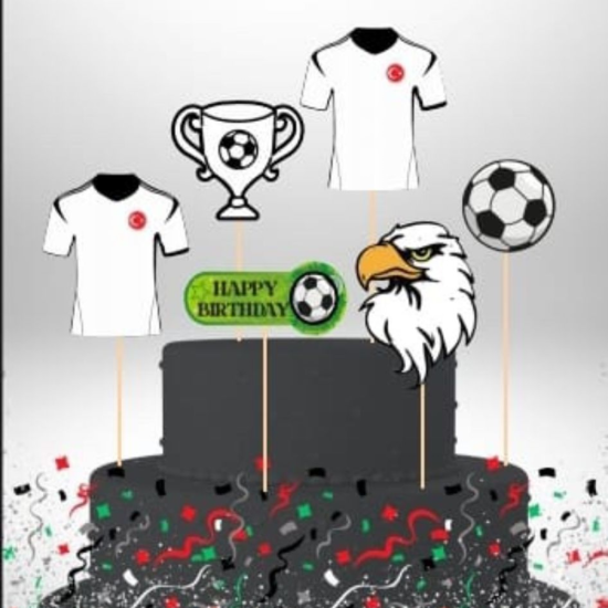 Siyah Beyaz Konseptli Kürdan Set