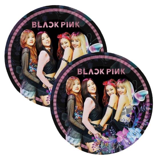 Blackpink Temalı Karton Tabak