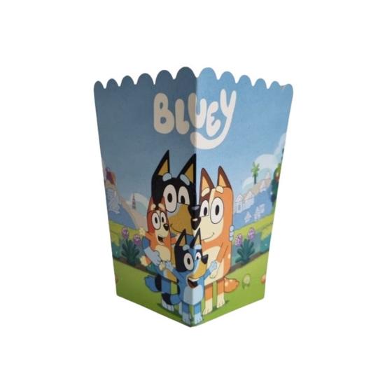 Bluey Konsepti Popcorn Mısır Kutusu 5’li