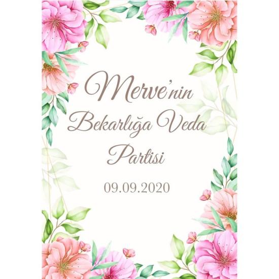 Kişiye Özel Bride To Be Temalı Afişi 5