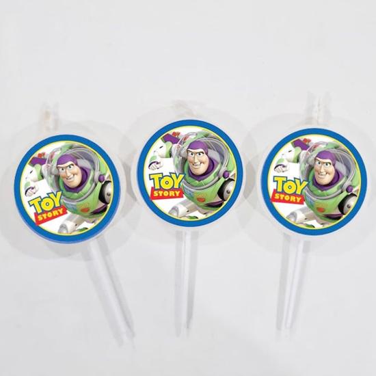 Toy Story Buzz Lightyear Temalı Mum 3’lü