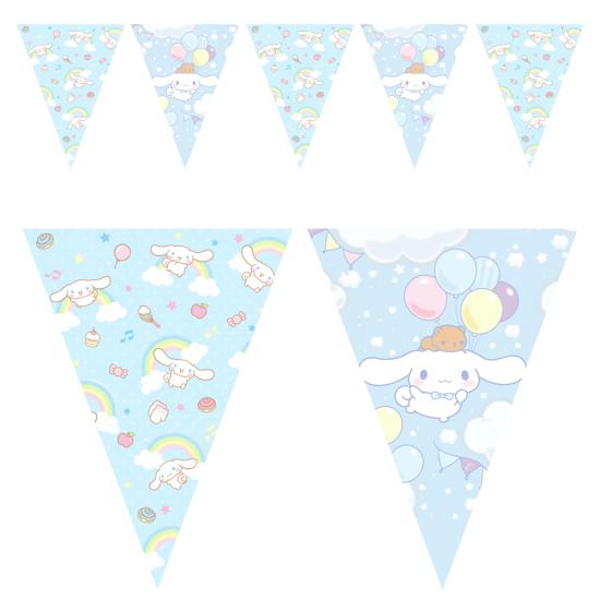 Cinnamoroll Konsepti Mini Flama Bayrak