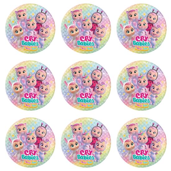 Cry Babies Konsepti Çıkartma 5 cm 10’lu