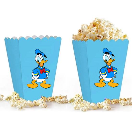 Donald Duck Konsepti Popcorn Mısır Kutusu 5’li