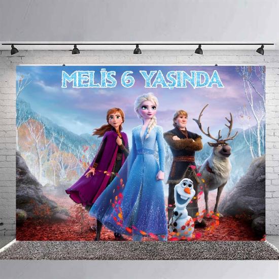 Frozen Elsa Doğum Günü Kişiye Özel Afişi