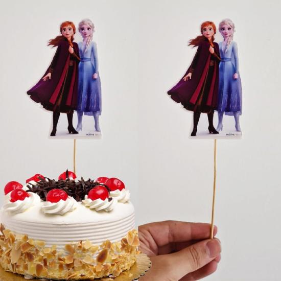 Frozen Elsa Çubuklu Maket Süs