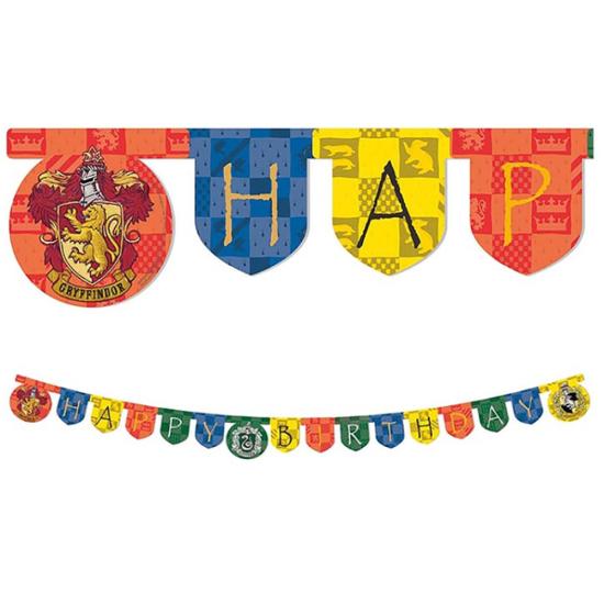 Harry Potter Hogwarts Happy Bırthday Banner