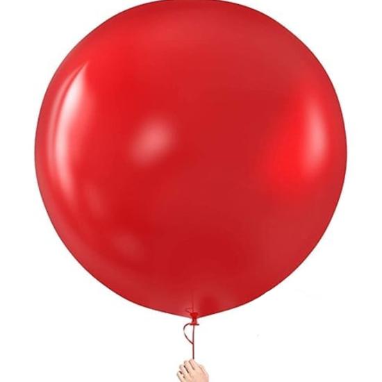 24 inc Jumbo Boy Kırmızı Renk Balon