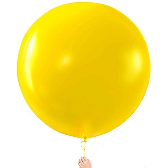 24 inc Jumbo Boy Sarı Renk Balon