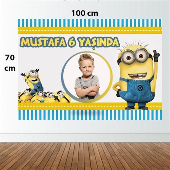 Kişiye Özel Minions Doğum Günü Afişi