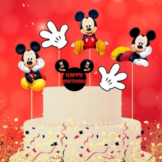 Disney Mickey Mouse Temalı Kürdan Süs Set