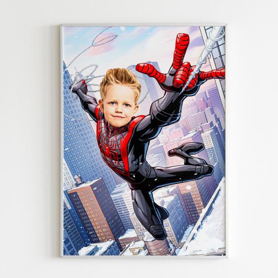 Miles Morales Konsepti Kişiye Özel Poster