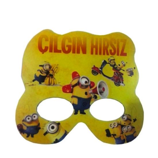 Minions Konseptli Maske 6 Adet