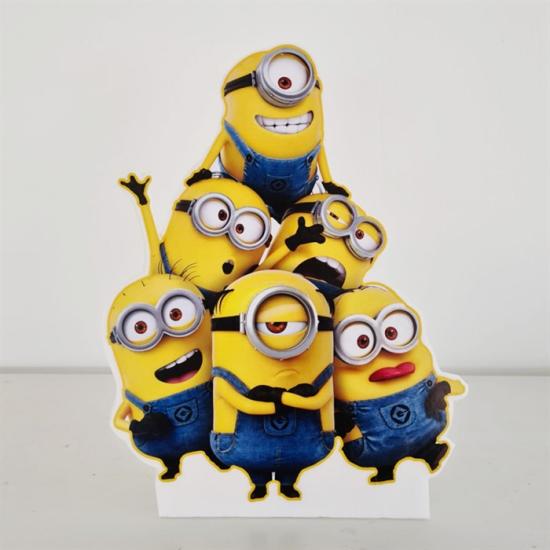 Ayaklı Dekor Pano - Minions Temalı - 30 cm