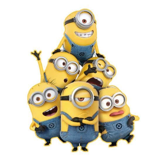 Minions Konseptli Sticker 12 cm 1 adet