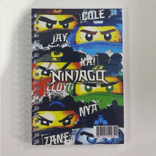 Ninjago Temalı Hediyelik Not Defteri