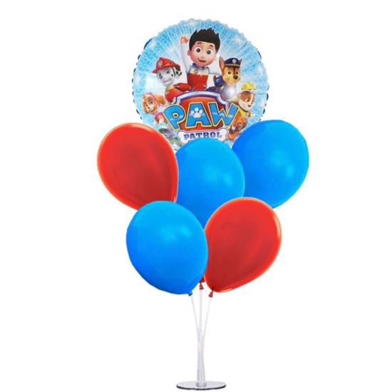 Ayaklı Balon Standı - Paw Patrol Balonlu - 7’li