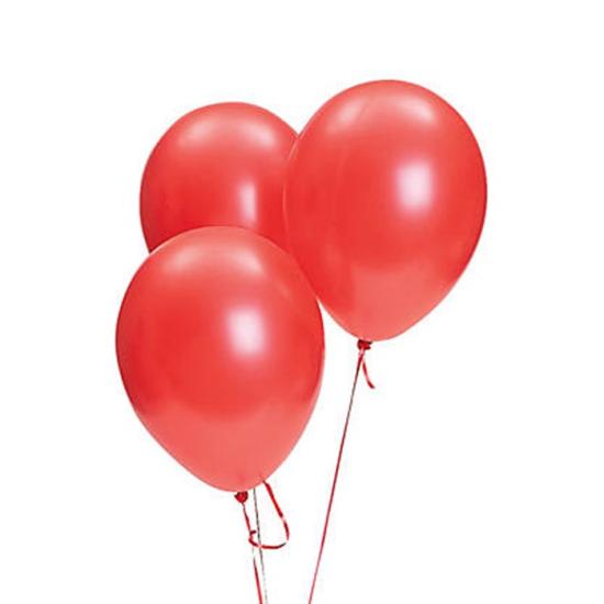 Kırmızı Metalik Balon 5’li