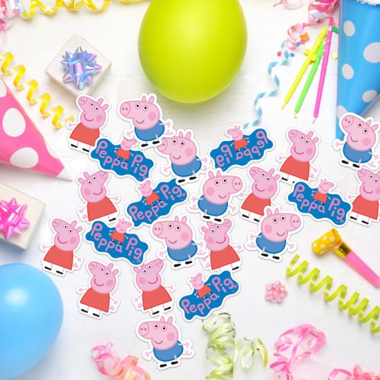 Peppa Pig Konsepti Masa Konfetisi