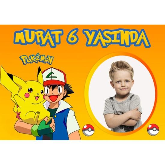 Kişiye Özel Pokemon Doğum Günü Afişi