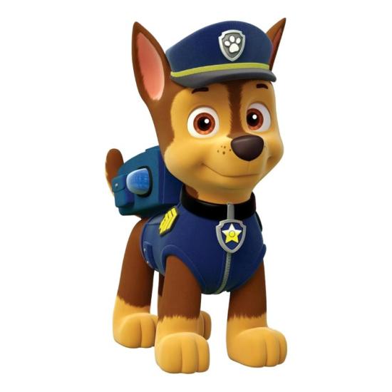 Paw Patrol Temalı Chase Sticker 12 cm 1 adet