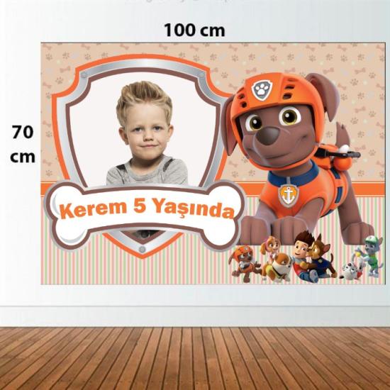 Kişiye Özel Paw Patrol Doğum Günü Afişi