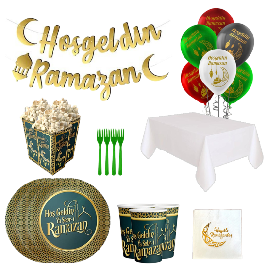 Hoş Geldin Ramazan Konseptli 8 Kişilik Set